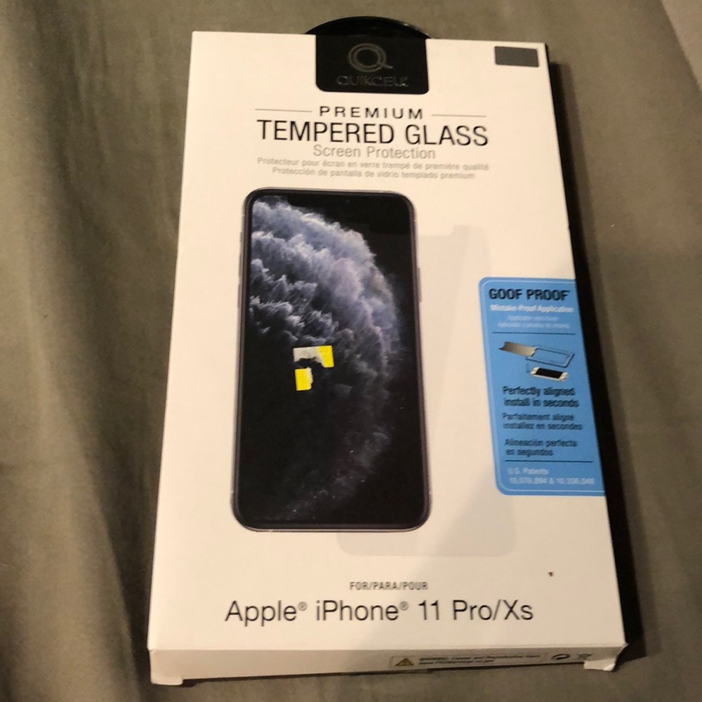 Premium Tempered Glass Screen Protection for iPhone 11 Pro/Xs